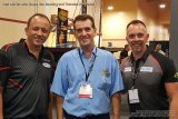 Shane Van Boening and Thorsten Hohmann with Paul McTier - 2019 Billiard Congress of America Expo & Pool League Tournament