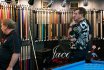 Paul McTier at the Jacoby Custom Cues booth - 2017 Billiard Congress of America Expo