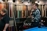 Paul McTier at the Jacoby Custom Cues booth - 2017 Billiard Congress of America Expo